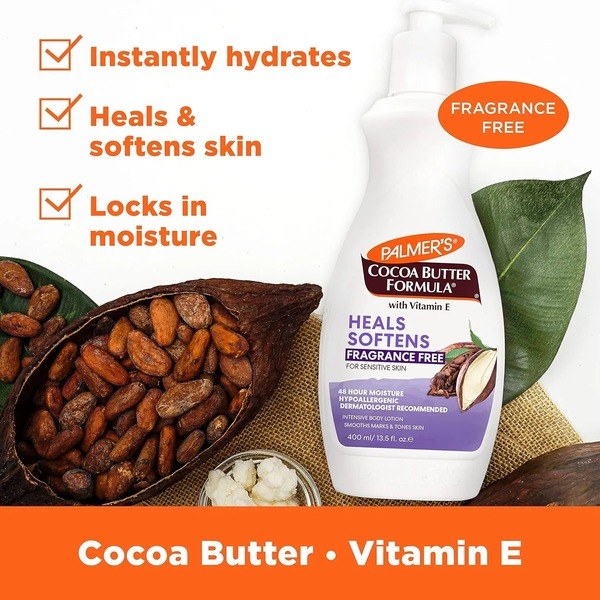 Palmer's Palmer's Cocoa Butter Formula Fragrance Free Body Lotion - Ingredients View - for Sale in Kenya
