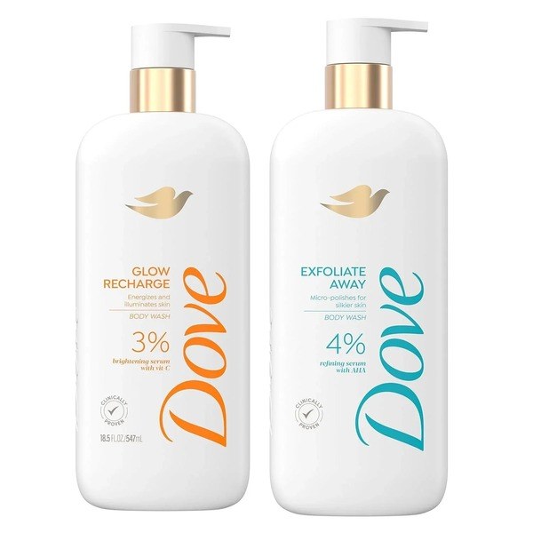 Dove Dove Exfoliating Body Wash Glow Recharge - Back View - for Sale in Kenya