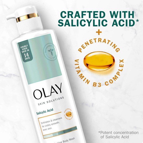 Olay Olay Salicylic Acid Body Wash - Back View - for Sale in Kenya