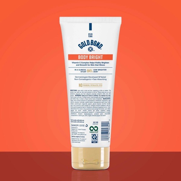 Gold Bond Gold Bond Body Bright Daily Body & Face Lotion with Vitamin C - Back View - for Sale in Kenya