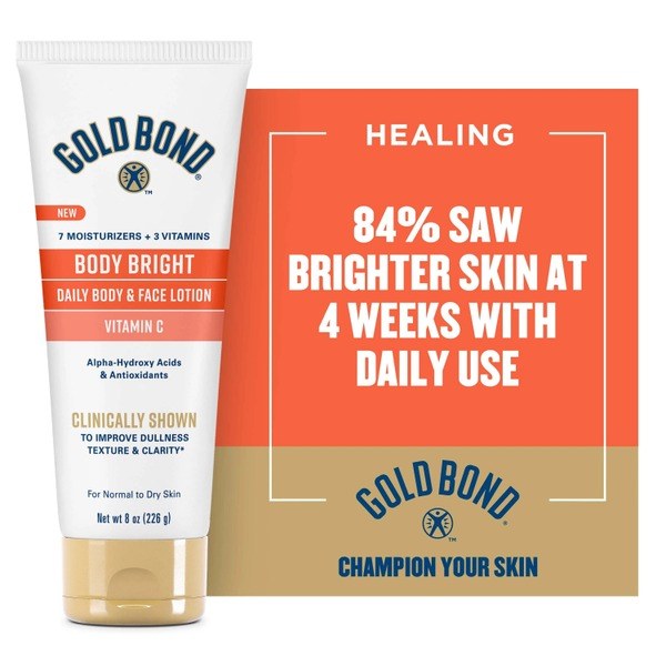 Gold Bond Gold Bond Body Bright Daily Body & Face Lotion with Vitamin C - Ingredients View - for Sale in Kenya