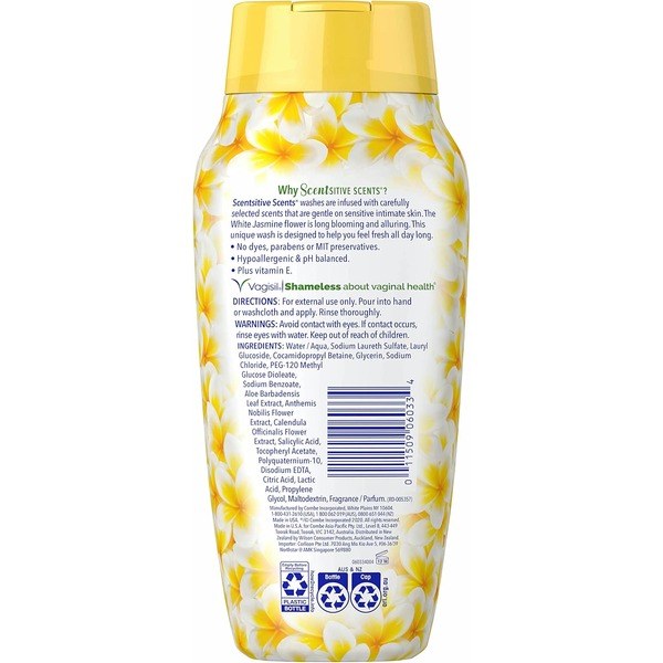 Vagisil Vagisil Feminine Wash Intimate Area Hygiene White Jasmine - Back View - for Sale in Kenya
