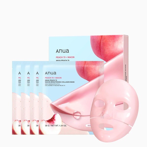 ANUA ANUA Peach 70 Niacin Brightening Collagen Mask, - Front View - for Sale in Kenya