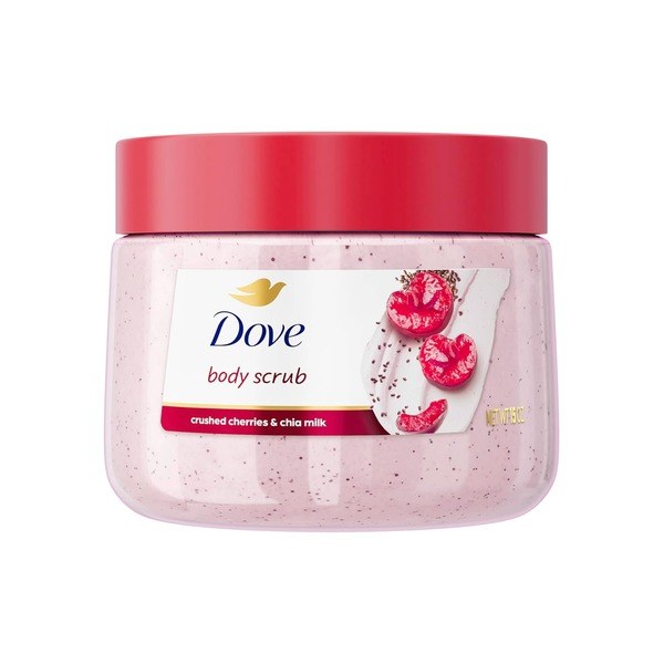 Dove Dove Cherry & Chia Milk Body Scrub - Front View - for Sale in Kenya