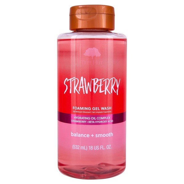 Tree Hut Tree Hut Strawberry Foaming Gel Wash - Front View - for Sale in Kenya