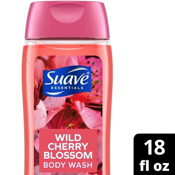 Suave Suave Wild Cherry Blossom Body Wash - Back View - for Sale in Kenya