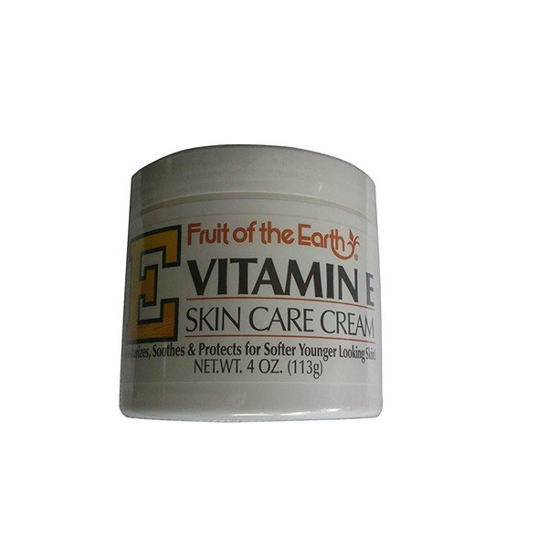 Fruit of the Earth Vitamin-E Cream 4 Ounce Jar (113g) - Back View - for Sale in Kenya