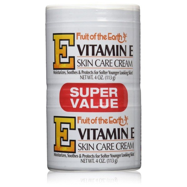 Fruit of the Earth Vitamin-E Cream 4 Ounce Jar (113g) - Ingredients View - for Sale in Kenya
