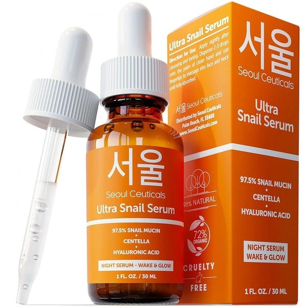 SeoulCeuticals SeoulCeuticals Ultra Snail Mucin Serum - Front View - for Sale in Kenya