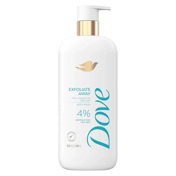 Dove Dove Body Wash Exfoliate Away + AHA - Front View - for Sale in Kenya