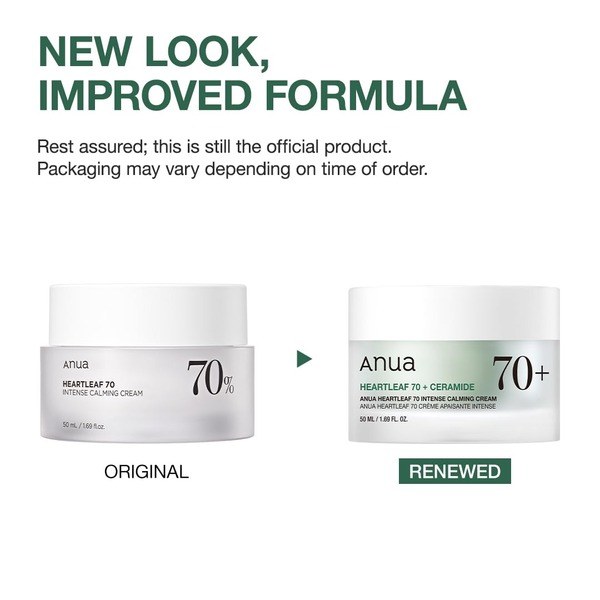 ANUA ANUA Heartleaf 70 Intense Calming Cream with Ceramide - Angle View - for Sale in Kenya