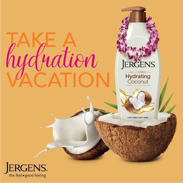 Jergens Jergens Coconut Body Lotion 16.8 Oz - Ingredients View - for Sale in Kenya