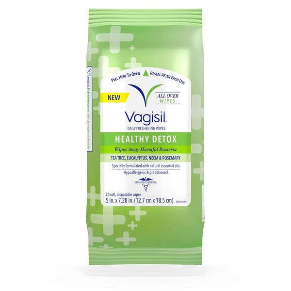 Vagisil Vagisil Wipes for All Over Cleaning Health Detox - Supplement Product Image in Kenya