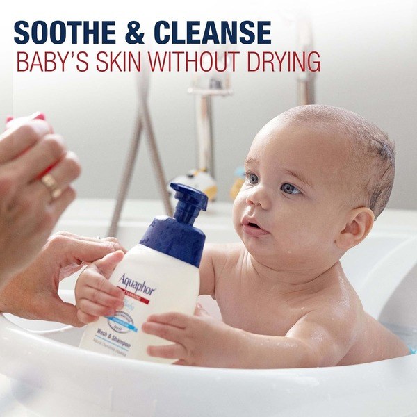 Aquaphor Aquaphor Baby Wash & Shampoo, Tear Free Baby Shampoo and Body Wash - Ingredients View - for Sale in Kenya