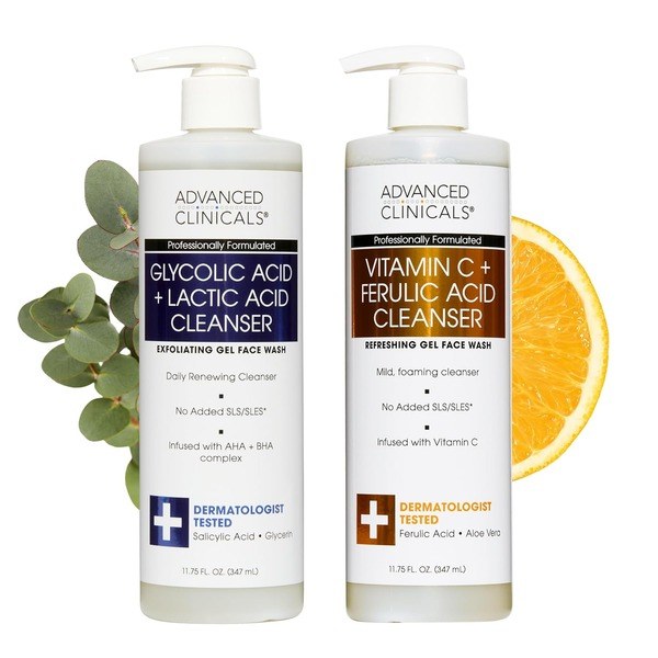 Advanced Clinicals Advanced Clinicals Vitamin C + Ferulic Acid Cleanser - Back View - for Sale in Kenya