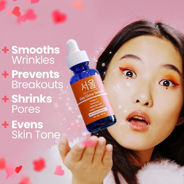 SeoulCeuticals Korean 20% Vitamin C Serum 60 ml - Angle View - for Sale in Kenya