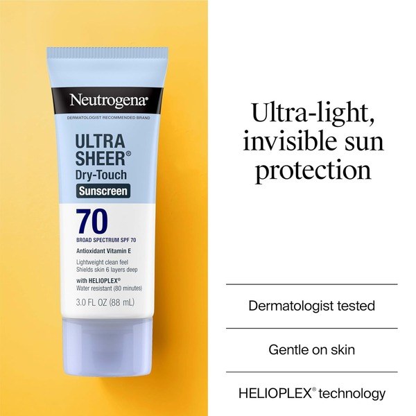 Neutrogena Neutrogena Ultra Sheer Dry-Touch Sunscreen Lotion SPF 70 - Back View - for Sale in Kenya