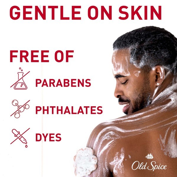 Old Spice Old Spice Gentleman's Blend, Vanilla + Shea Body Wash - Angle View - for Sale in Kenya