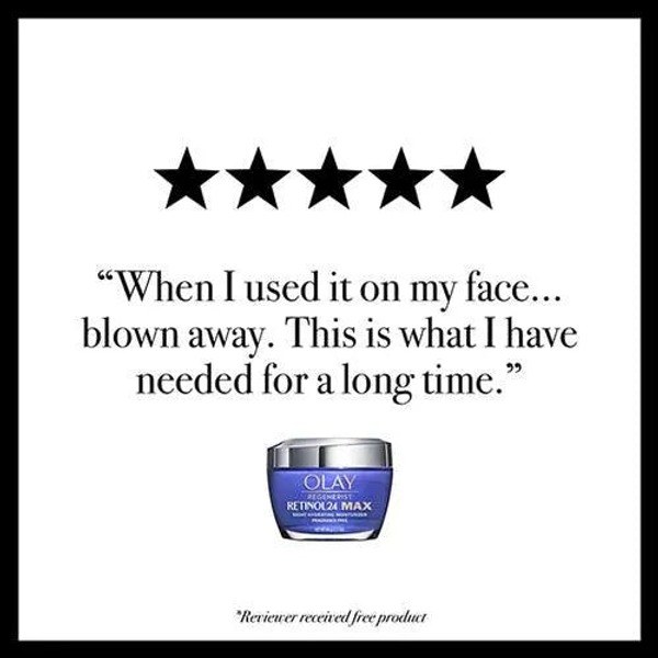 Olay Olay  Retinol24 MAX Night Face Moisturizer Fragrance Free - Angle View - for Sale in Kenya