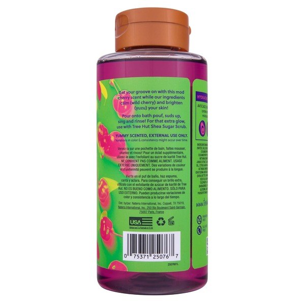 Tree Hut Tree Hut Cherry Rave Foaming Gel Wash - Ingredients View - for Sale in Kenya