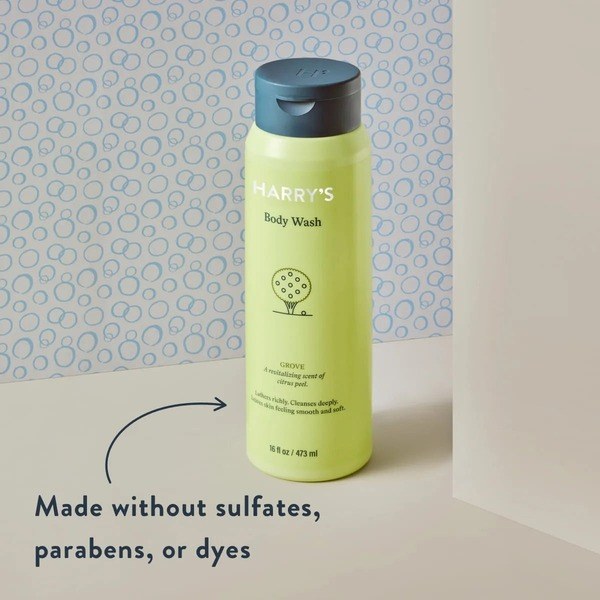 Harry's Harry's Men's Cleansing Body Wash, Grove Scent, 16 fl oz - Ingredients View - for Sale in Kenya