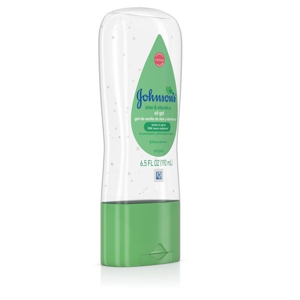 Johnson's Johnson's Baby Oil Gel with Aloe Vera & Vitamin E - Angle View - for Sale in Kenya