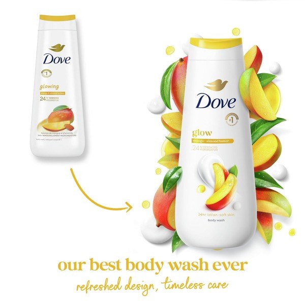 Dove Dove Glowing Gentle Body Wash - Ingredients View - for Sale in Kenya