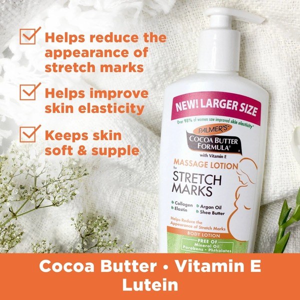 Palmer's Palmer's Cocoa Butter Formula Massage Lotion for Stretch Marks and Pregnancy Skincare - Angle View - for Sale in Kenya