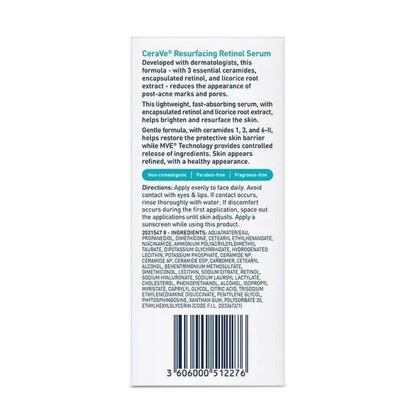 Cerave Cerave Resurfacing Retinol Post-Acne Serum - Angle View - for Sale in Kenya