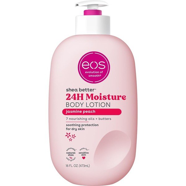 eos EOS Shea Better Body Lotion Jasmine Peach - Front View - for Sale in Kenya