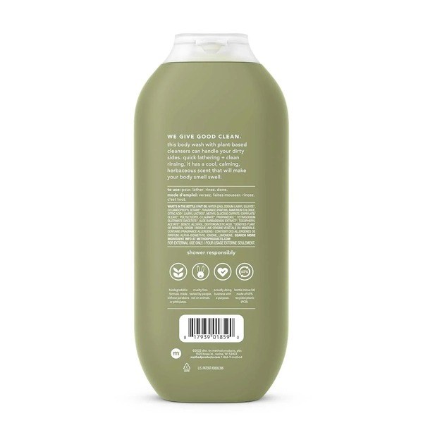 Method Method Men Body Wash, Juniper + Sage - Back View - for Sale in Kenya