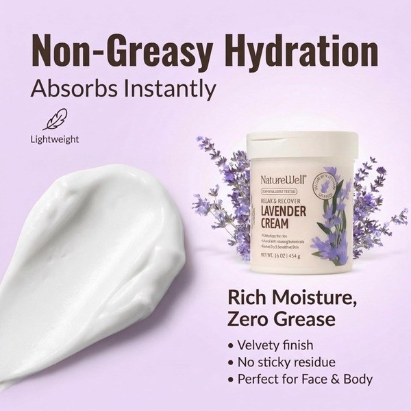 NATURE WELL NATURE WELL Lavender cream - Angle View - for Sale in Kenya