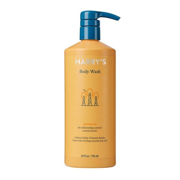 Harry's Harry's Men's Cleansing Body Wash, Redwood Scent, 16 fl oz - Back View - for Sale in Kenya