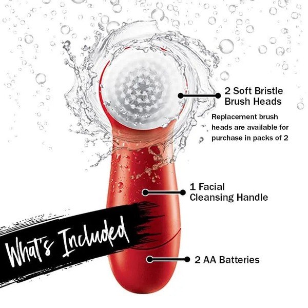 Olay Olay Facial Cleansing Brush Regenerist, Face Exfoliator with 2 Brush Heads - Angle View - for Sale in Kenya