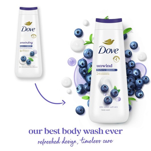 Dove Dove Unwind Body Wash - Ingredients View - for Sale in Kenya