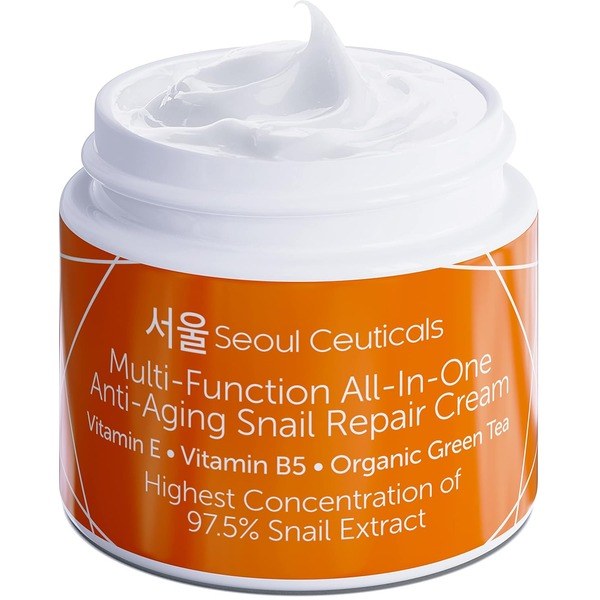 SeoulCeuticals Korean 97.5% Snail Mucin Moisturizer Cream 60 ml - Front View - for Sale in Kenya