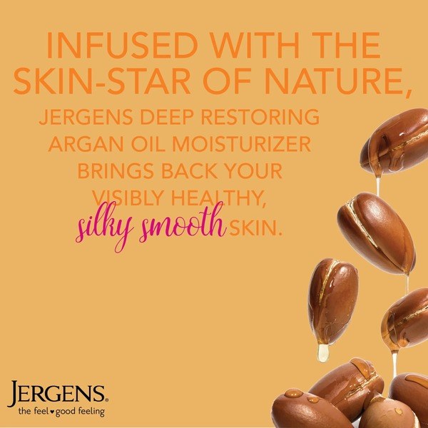 Jergens Jergens Deep Restoring Argan Oil Body Lotion 16.8 Oz - Ingredients View - for Sale in Kenya