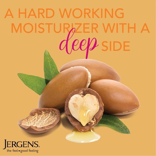 Jergens Jergens Deep Restoring Argan Oil Body Lotion 16.8 Oz - Angle View - for Sale in Kenya