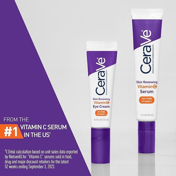 CeraVe CeraVe Skin Renewing Vitamin C Eye Cream - Back View - for Sale in Kenya