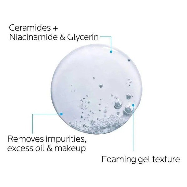 La Roche-Posay La Roche Posay Toleriane Purifying Foaming Facial Wash - Angle View - for Sale in Kenya