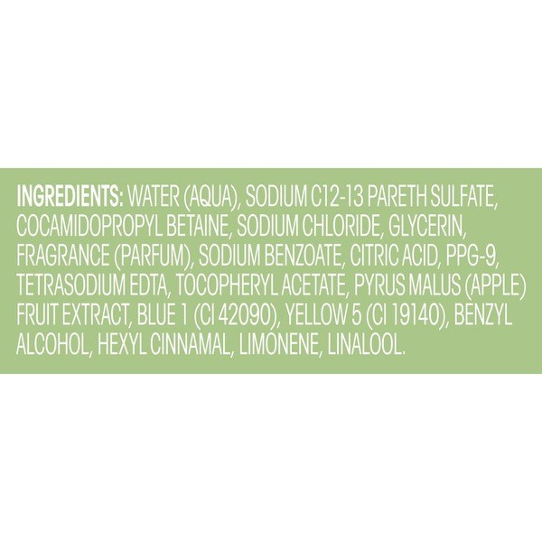 Suave Suave Juicy Green Apple Body Wash - Ingredients View - for Sale in Kenya