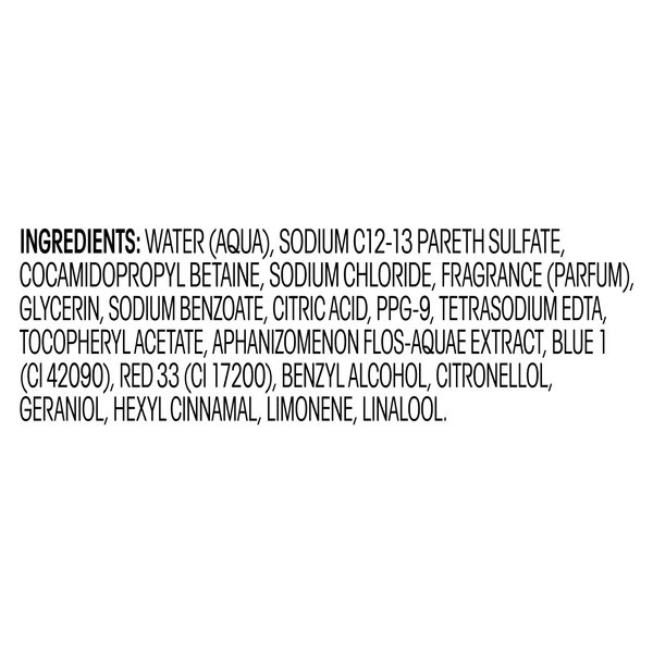 Suave Suave Essentials Body Wash Ocean Breeze 18 oz - Ingredients View - for Sale in Kenya