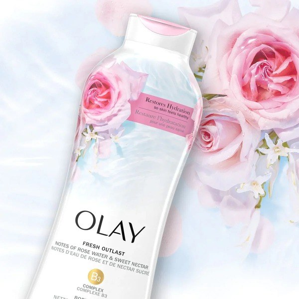 Olay Olay Rose Water Body Wash (700ML) - Back View - for Sale in Kenya