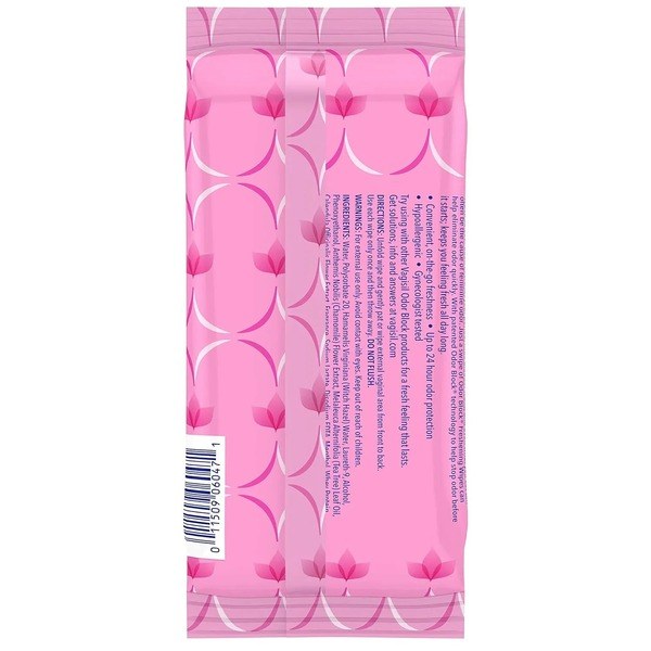 Vagisil Vagisil Odor Block Daily Freshening Wipes - Angle View - for Sale in Kenya