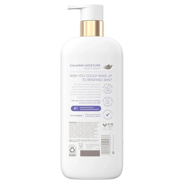 Dove Dove Calming Moisture Body Wash - Back View - for Sale in Kenya