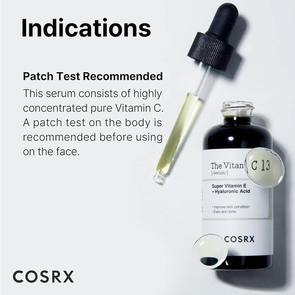 COSRX COSRX Pure Vitamin C 13% Serum with Vitamin E & Hyaluronic Acid - Ingredients View - for Sale in Kenya