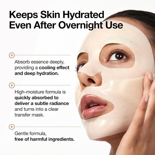ANUA ANUA Rice 70 Glow Collagen Overnight Face Mask - Angle View - for Sale in Kenya