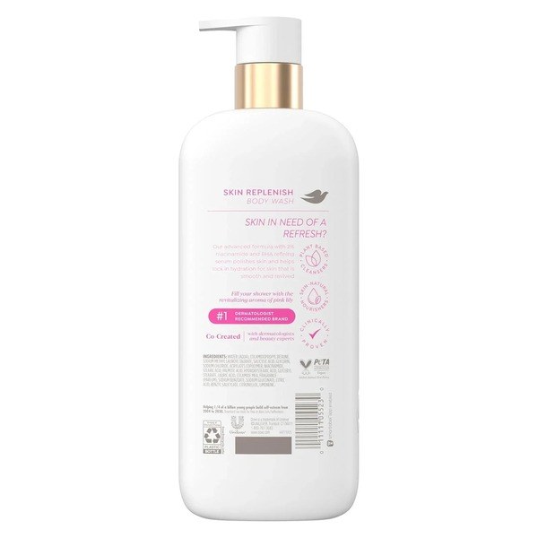 Dove Dove Skin Replenish Body Wash - Back View - for Sale in Kenya