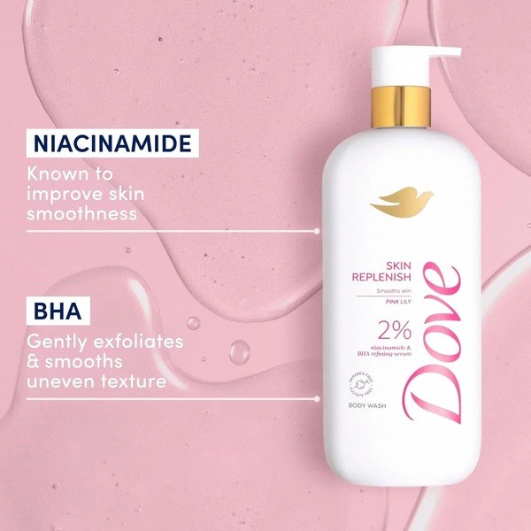 Dove Dove Skin Replenish Body Wash - Ingredients View - for Sale in Kenya