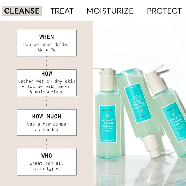 Naturium Naturium Niacinamide Cleansing Gelée 3% - Back View - for Sale in Kenya